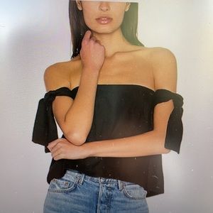 Sir the Label black linen top